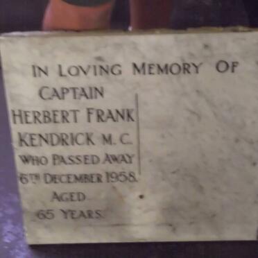KENDRICK Herbert Frank -1958