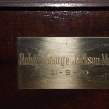 MOSS Robert George, Jackson -1970