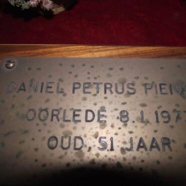 PIENAAR Daniel Petrus -1973