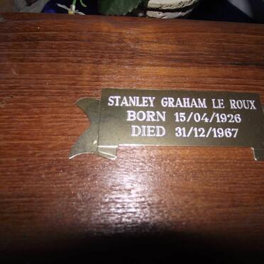 ROUX Stanley Graham, le 1926-1967