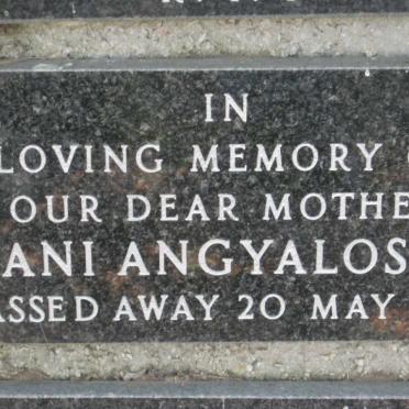ANGYALOSSY Fani -1987