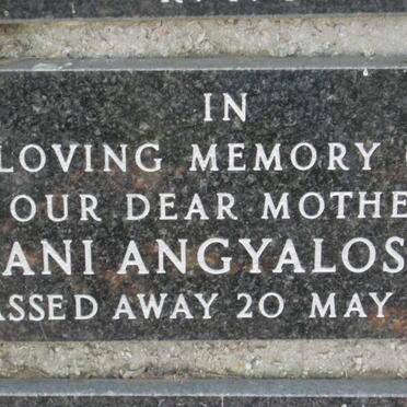 ANGYALOSSY Fani -1987