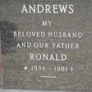ANDREWS Ronald 1936-1981