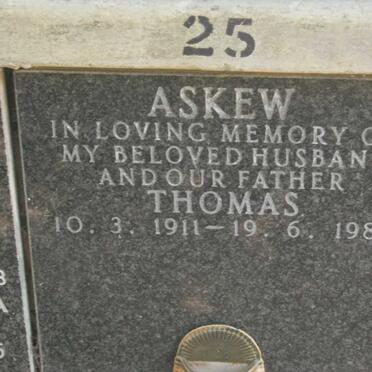 ASKEY Thomas 1911-1983