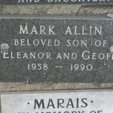 ALLIN Mark 1958-1990