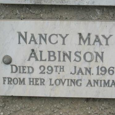 ALBINSON Nancy May -1967
