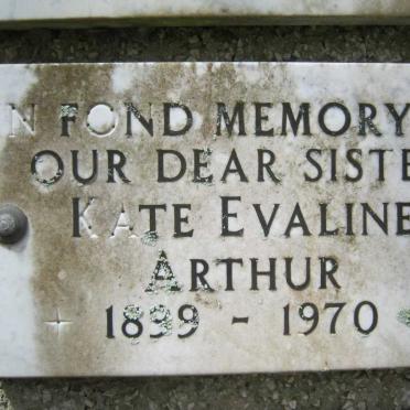 ARTHUR Kate Evaline 1899-1970