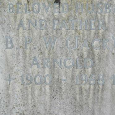 ARNOLD B.P.W. 1900-1968