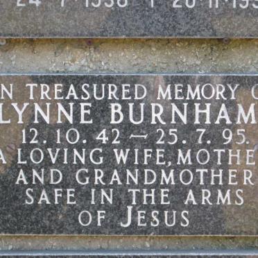 BURNHAMS Lynne 1942-1995