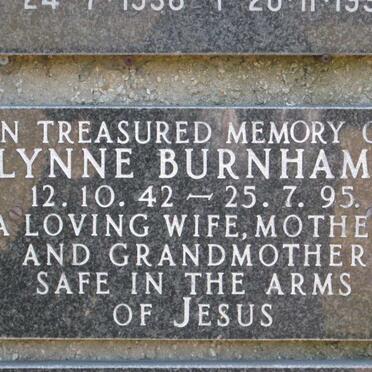 BURNHAMS Lynne 1942-1995