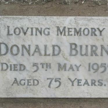 BURNS Donald -1955
