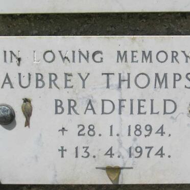 BRADFIELD Aubrey Thompson 1894-1974