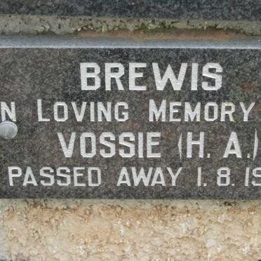 BREWIS H.A. -1981