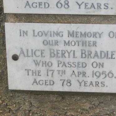 BRADLEY Alice Beryl -1956