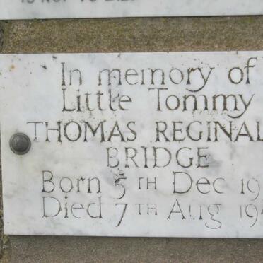 BRIDGE Thomas Reginald 1951-1955