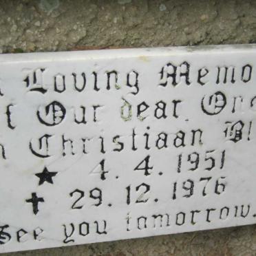 BLOM ? Christiaan 1951-1976