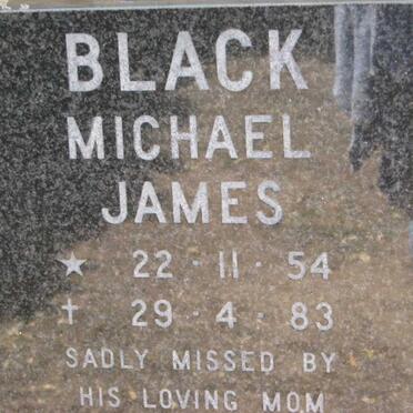 BLACK Michael James 1954-1983