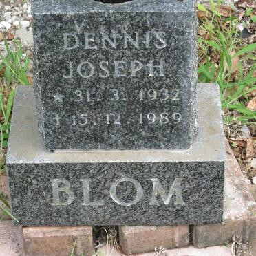 BLOM Dennis Joseph 1932-1989