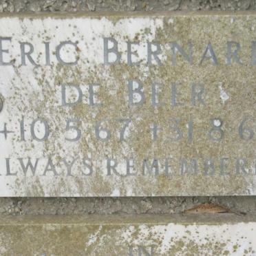 BEER Eric Bernard, de 1967-1968