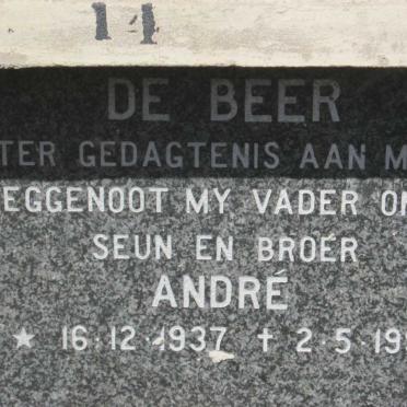 BEER Andre, de 1937-1994