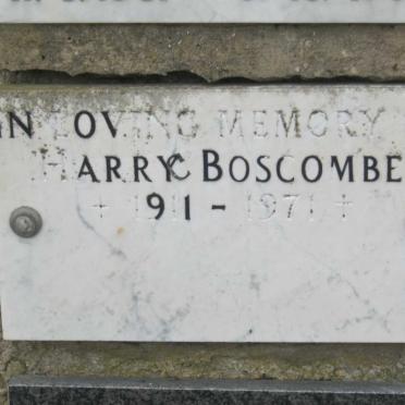 BOSCOMBE Harry 1911-1971