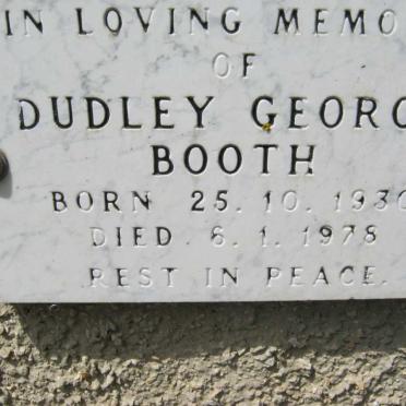 BOOTH Dudley George 1930-1978