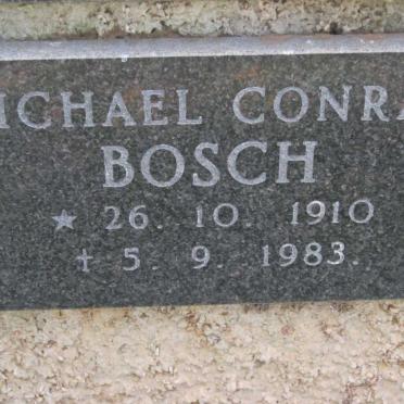 BOSCH Michael  Conrad 1910-1983