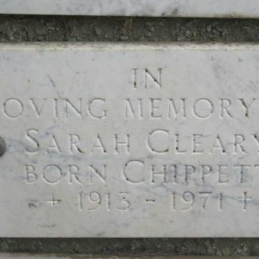 CLEARY Sarah nee SCHIPPETT 1913-1971