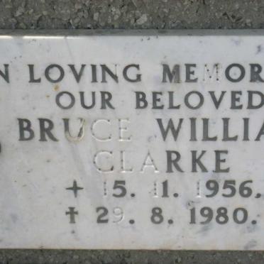 CLARKE Bruce William 1956-1980
