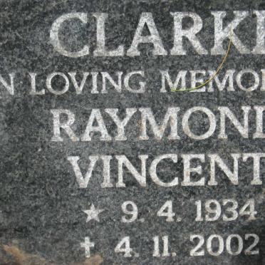 CLARKE Raymond Vincent 1934-2002