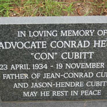 CUBITT Conrad Heugh 1934-2006