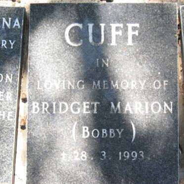 CUFF Bridget Marion -1993