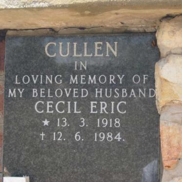 CULLEN Cecil Eric 1918-1984