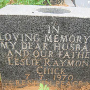CHICK Leslie Raymond -1970