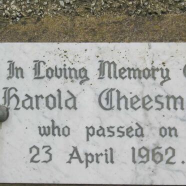 CHEESMAN Harold -1962