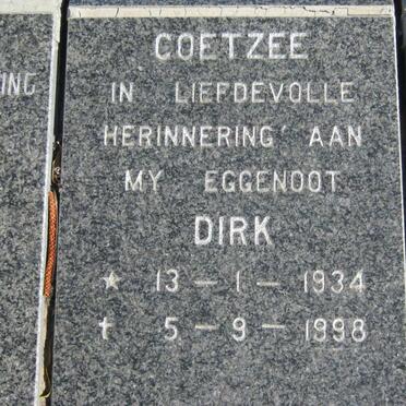 COETZEE Dirk 1934-1998