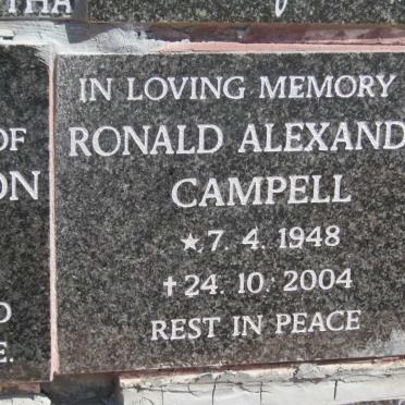 CAMPELL Ronald Alexander 1948-2004