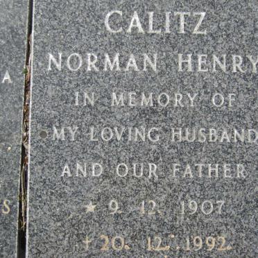 CALITZ Norman Henry 1907-1992