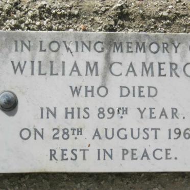 CAMERON William -1968