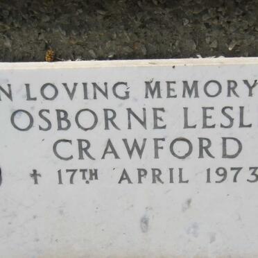 CRAWFORD Osborne Leslie -1973