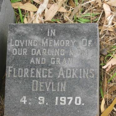 DEVLIN Florence Adkins -1970