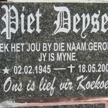 DEYSEL Piet 1945-2005
