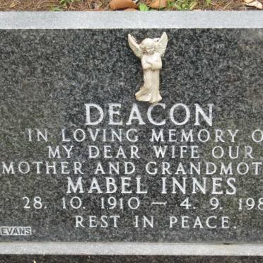 DEACON Mabel Innes 1910-1984