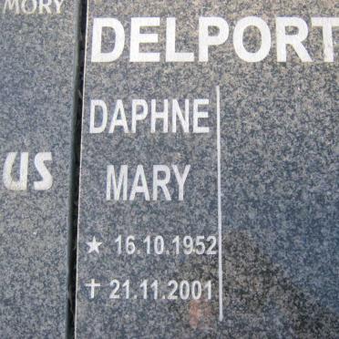 DELPORT Daphne Mary 1952-2001