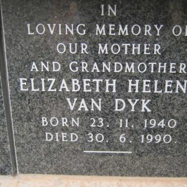 DYK Elizabeth Helene, van 1940-1990 