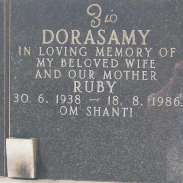 DORASAMY Ruby 1938-1986