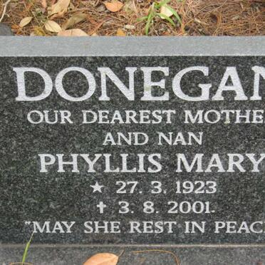 DONEGAN Phyllis Mary 1923-2001