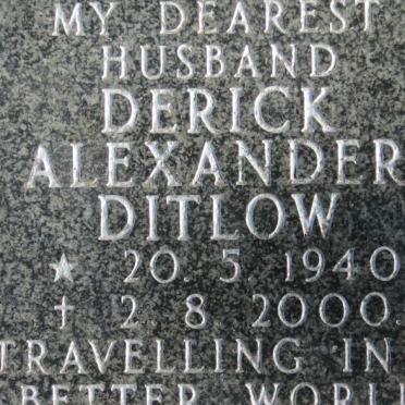 DITLOW Derrick Alexander 1940-2000