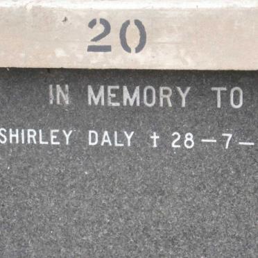DALY Shirley  -1992