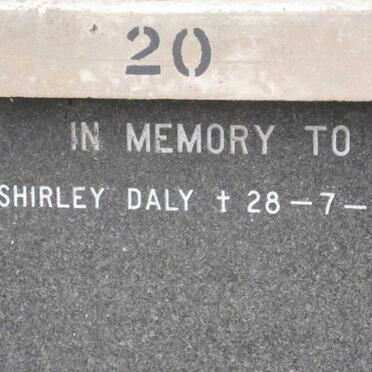 DALY Shirley  -1992